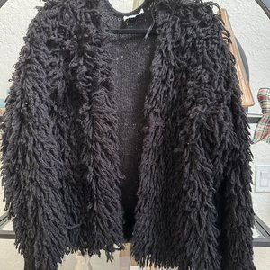 Wool Loop Stitch Cardigan